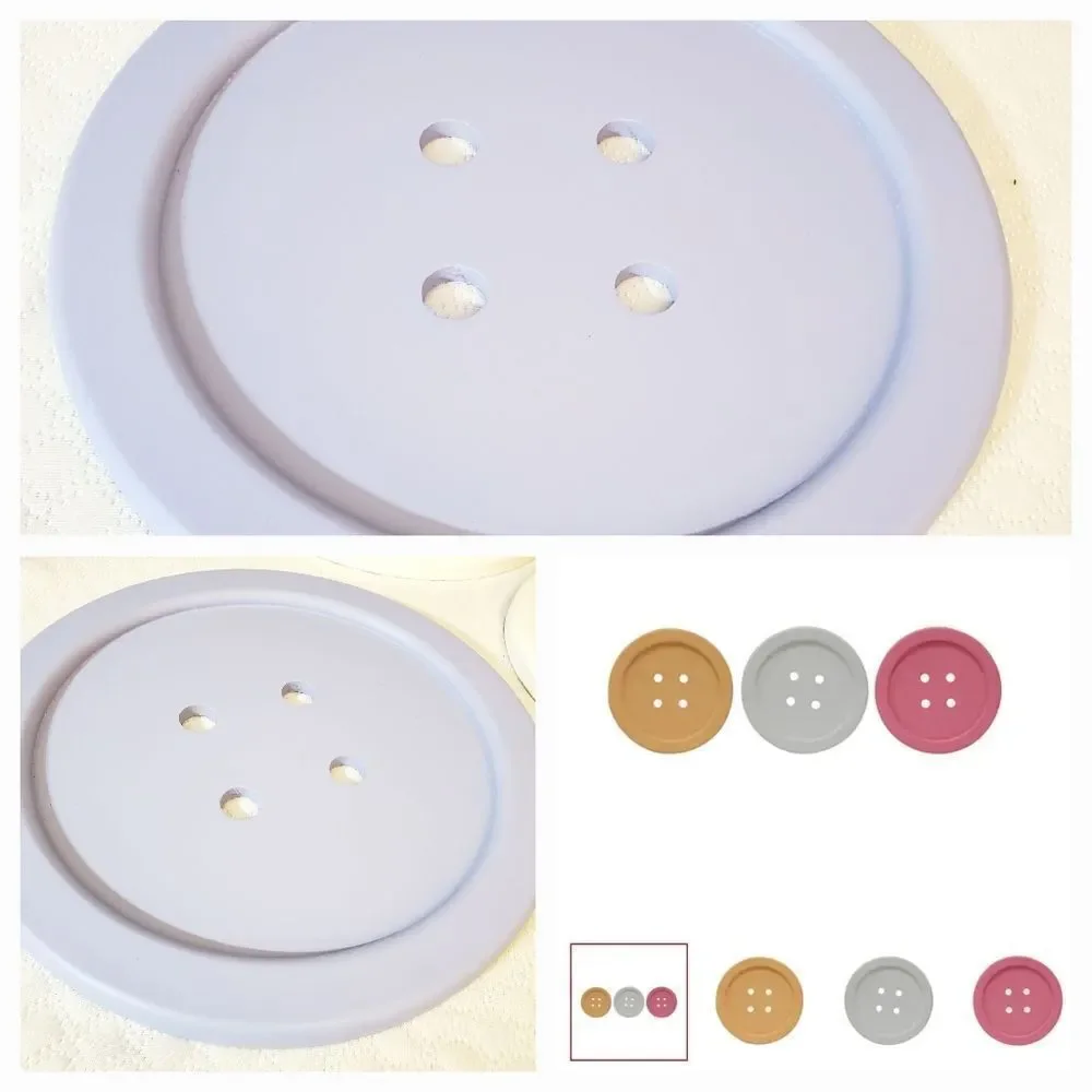 Blue Button Wall Decor - Picture 1 of 7